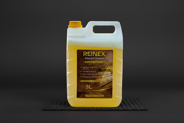 REINEX Interior Cleaner - خلفية داكنة + كربون